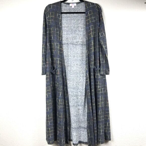 LuLaRoe Linen Blend Duster Open Cardigan - Picture 1 of 7